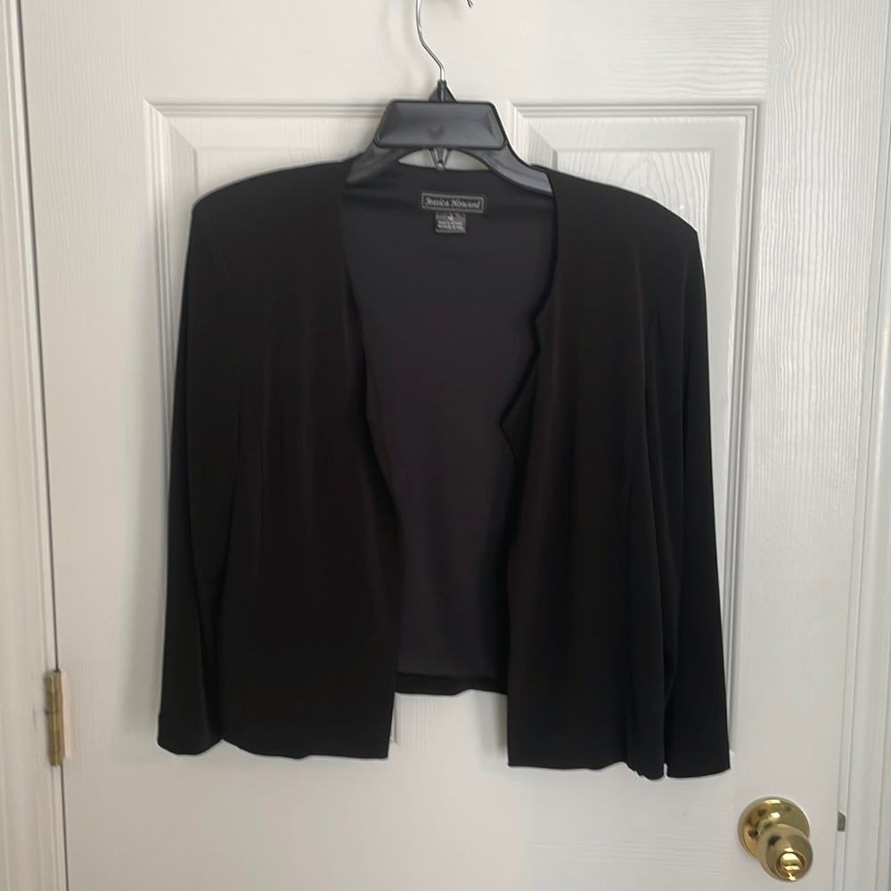 Black waist jacket